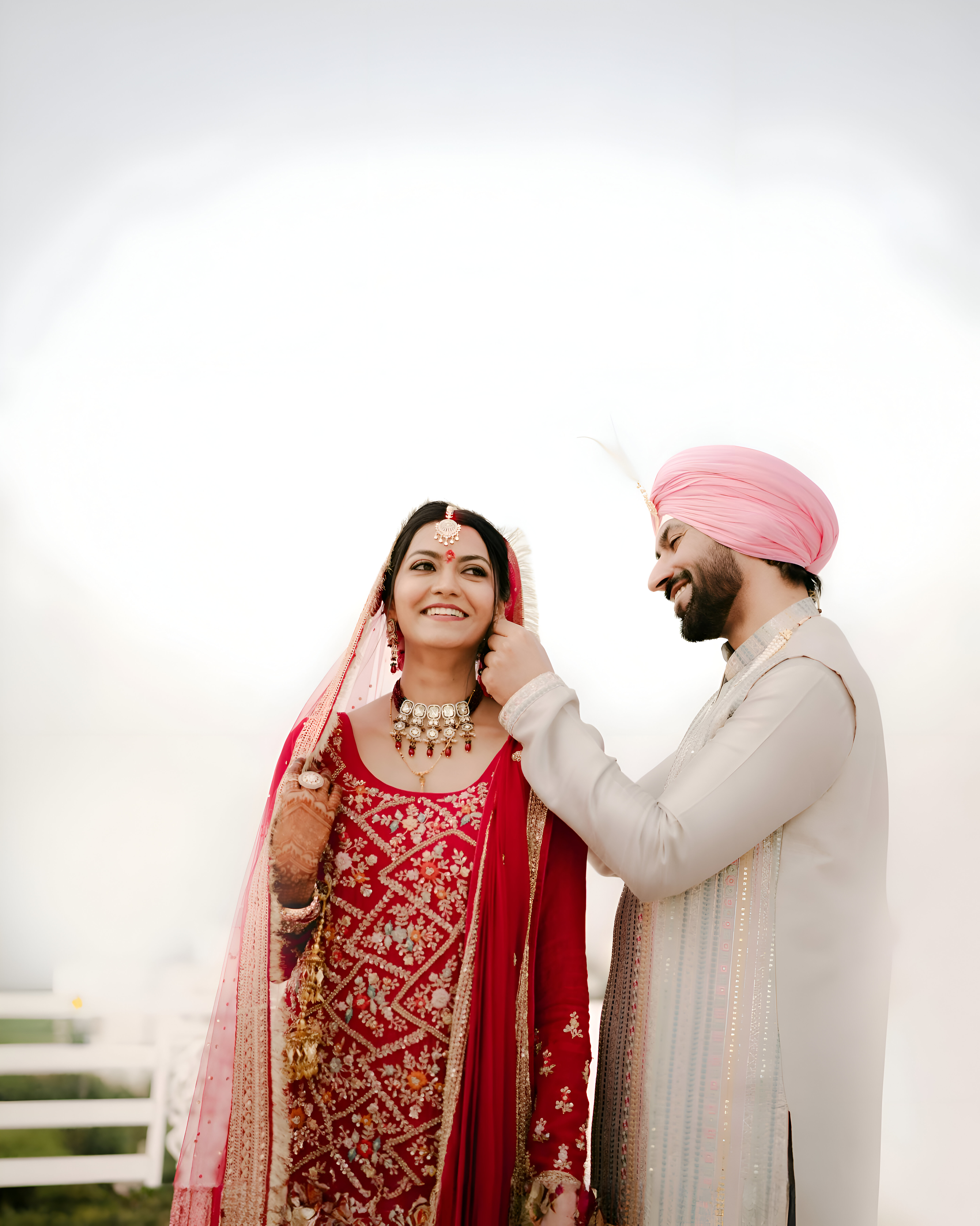 Punjabi wedding celebration